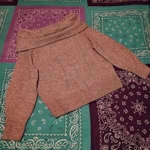 Women's off the shoulder H&M sweater size small